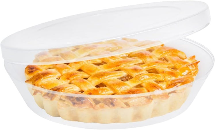 Miles Kimball Plastic Pie Carrier with Lid