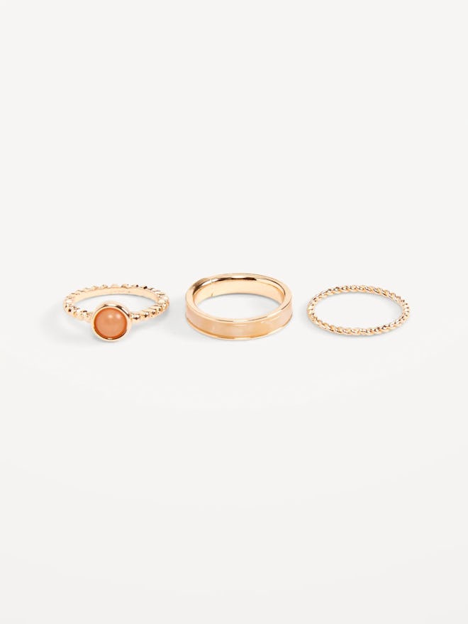 Gold-Plated 3-Ring Pack