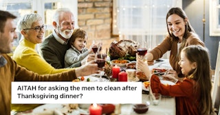 A woman's fight with her husband has the internet arguing about who is supposed to clean the kitchen...