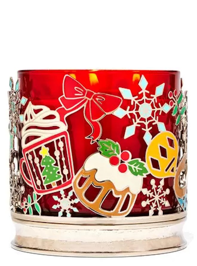 Holiday Tea Party Candle Holder