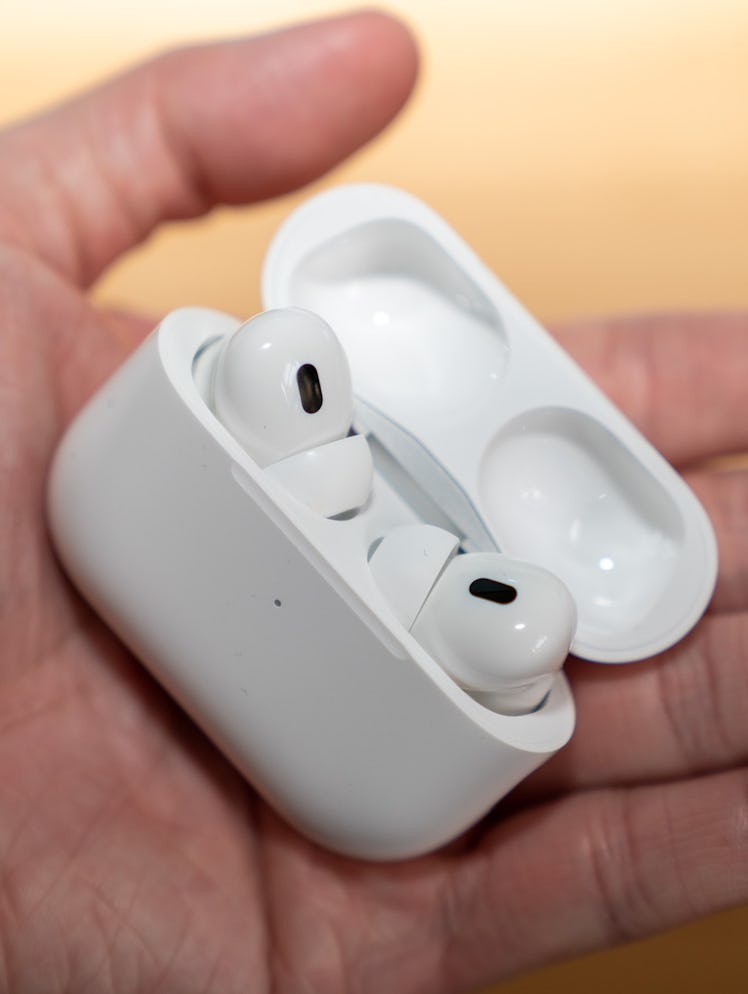 AirPods Pro 2 with USB-C in the hand