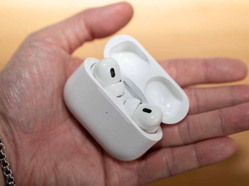 AirPods Pro 2 with USB-C in the hand