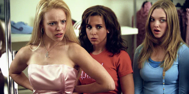 Rachel McAdams, Lacey Chabert, Amanda Seyfried, and Lindsay Lohan (not pictured) starred in the 2004...