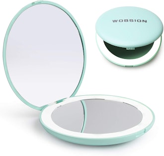 Wobsion LED-Illuminated Travel Makeup Mirror