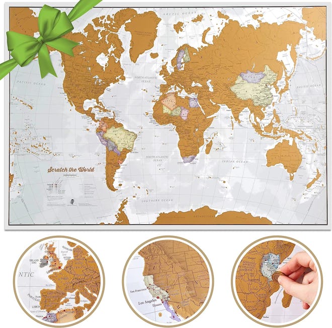 Maps International Store Scratch The World Travel Map