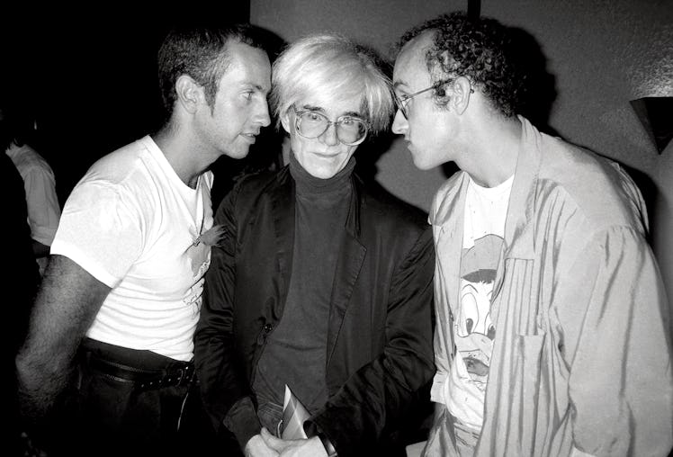 Kenny Scharf, Andy Warhol and Keith Haring