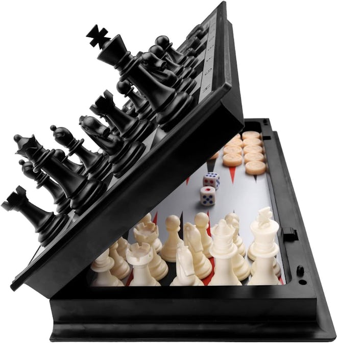 KAILE Chess, Checkers & Backgammon Set