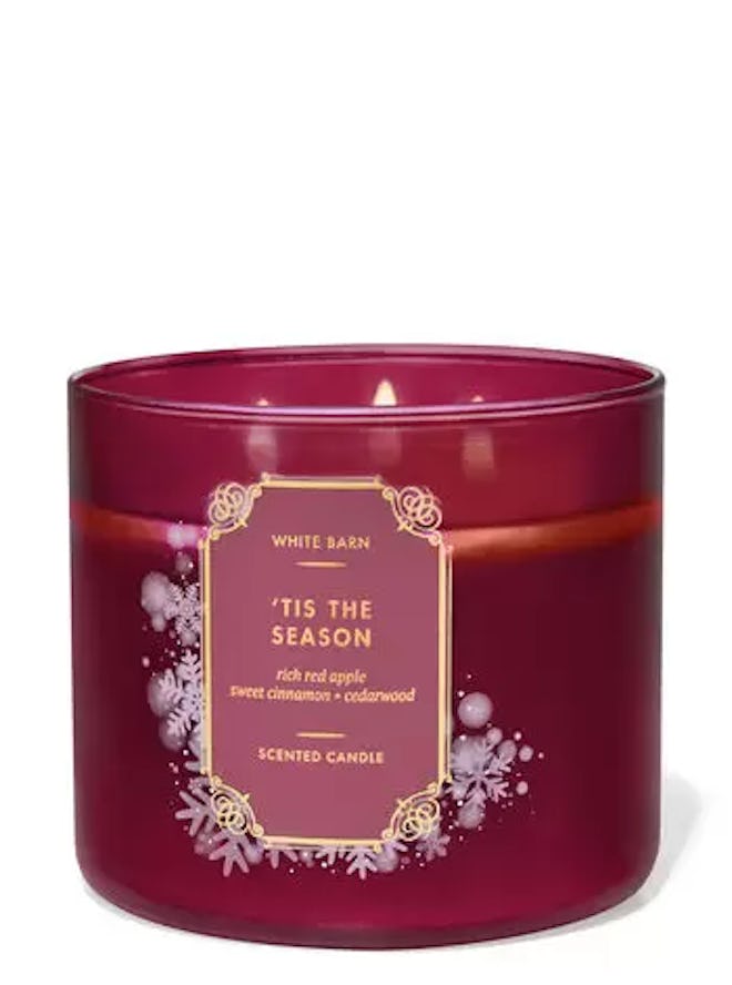 Tis The Season 3-Wick Candle, part of Bath & Body Works candle day sale 2023