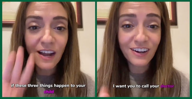 Dr. Sami of The Pedi Pals explains three red flags that merit a trip to your child's pediatrician.