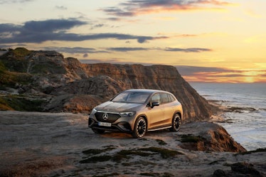 2023 Mercedes-Benz EQE SUV 500 45Matic electric SUV in velvet brown