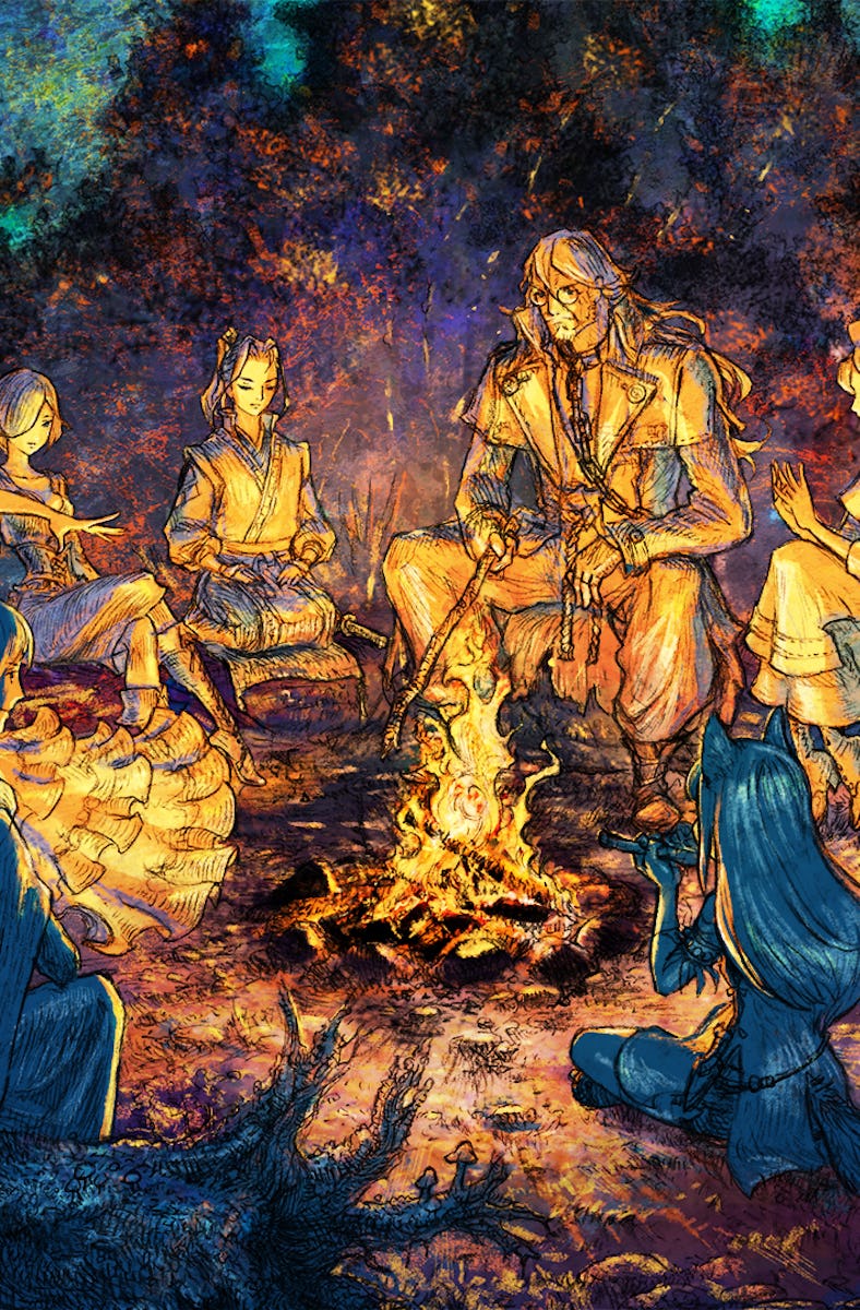 Octopath Traveler II key art