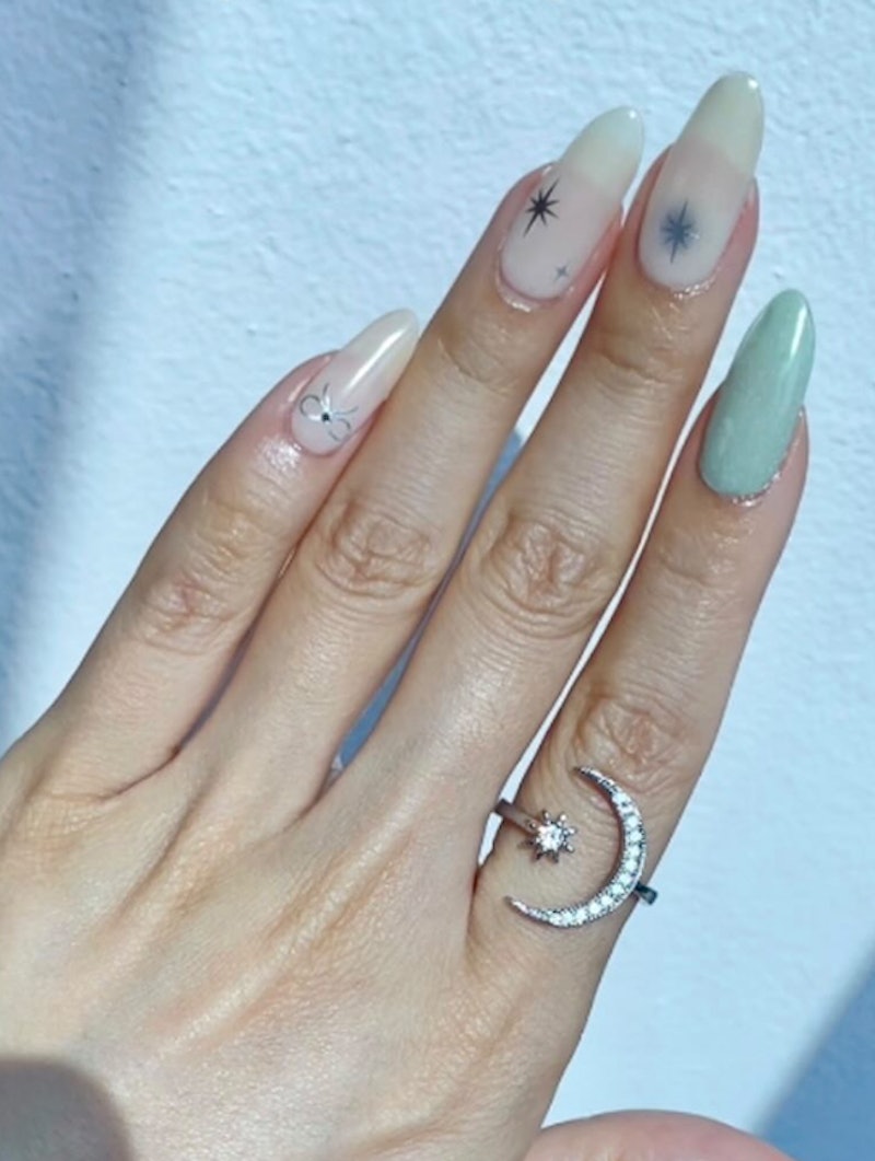 29 Zero-Shine, Matte Black Nail Looks  Black almond nails, Black nails,  Black nail designs