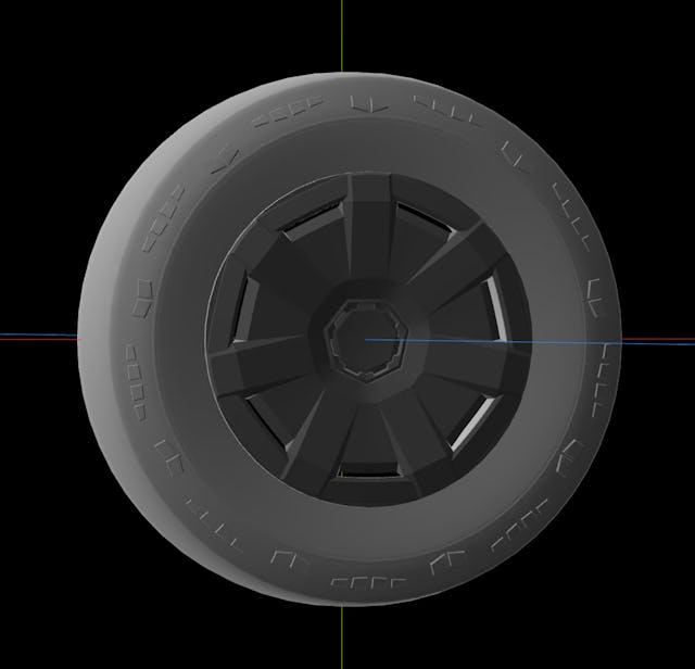 Cybertruck's standard wheels