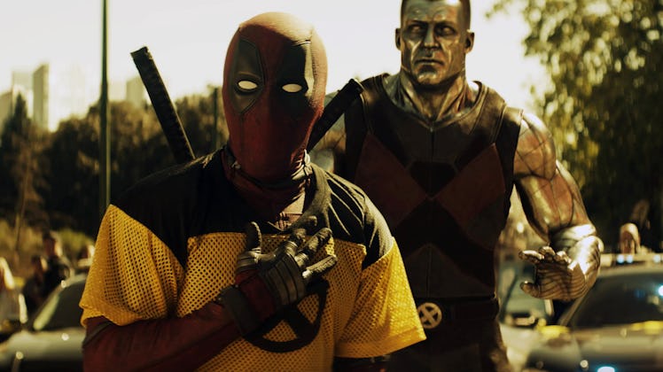 Ryan Reynolds' Wade Wilson stands near Colossus in 'Deadpool 2' 