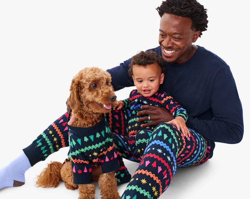 The Cutest Christmas PJs for Babies Dogs To Match For 2023