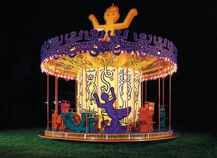 Haring’s finished carousel.