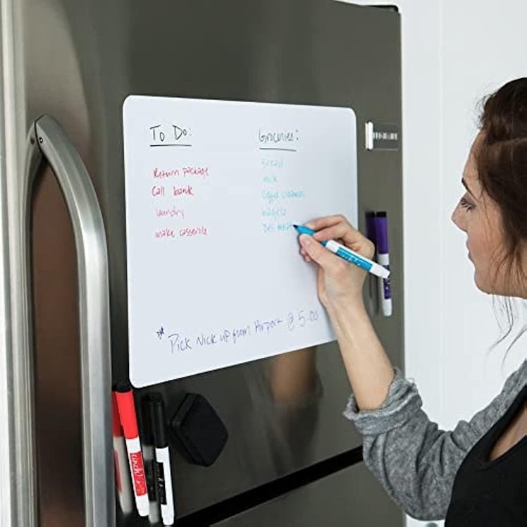 Cinch! Magnetic Refrigerator Whiteboard