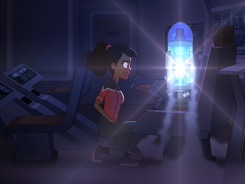 Mariner and the Genesis Device in the 'Lower Decks' Season 4 finale.