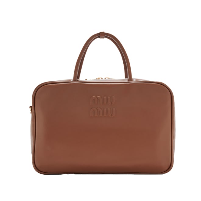 Miu Miu Leather Top Handle Bag