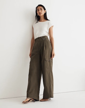 The Harlow Wide Leg Cargo Pant 