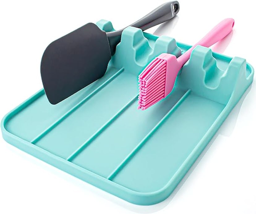 UHMER Silicone Utensil Rest with Drip Pad