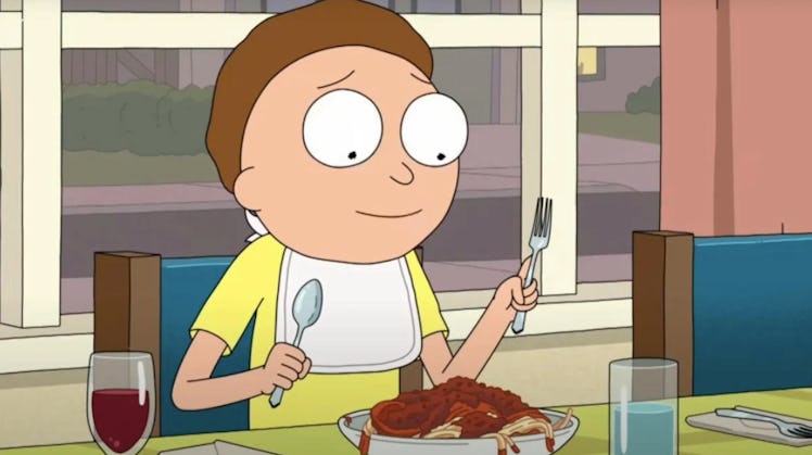 Rick and morty spaghetti