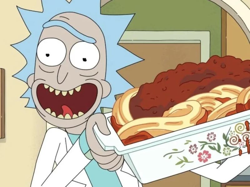 Rick and Morty Season 7 spaghetti