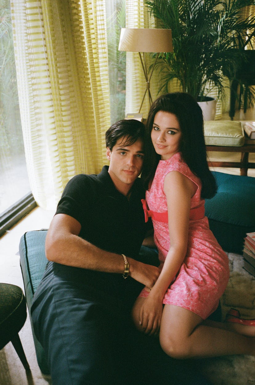 Jacob Elordi and Cailee Spaeny as Elvis and Priscilla Presley in Priscilla