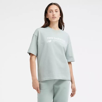 Linear Heritage Jersey Oversized T-Shirt 