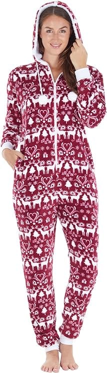 Frankie &amp; Johnny Patterned Fleece Onesie