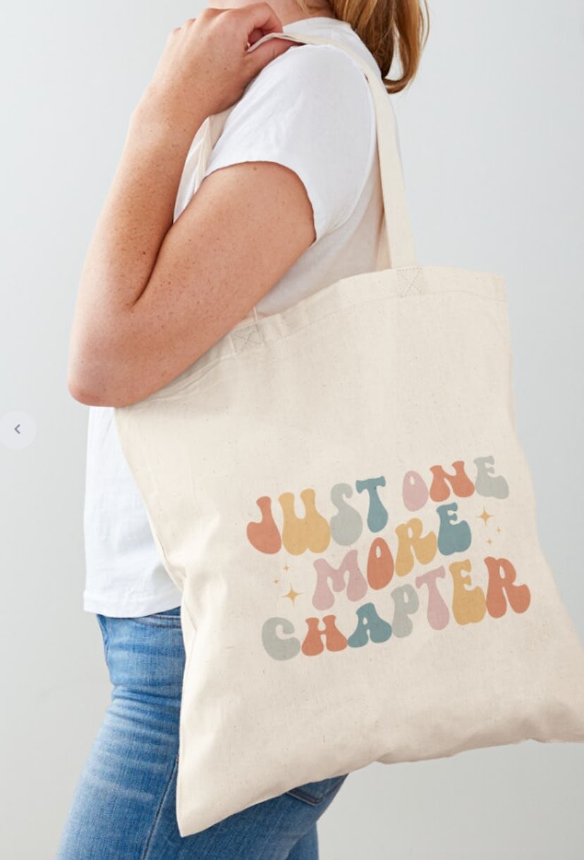 Just One More Chapter Tote Bag