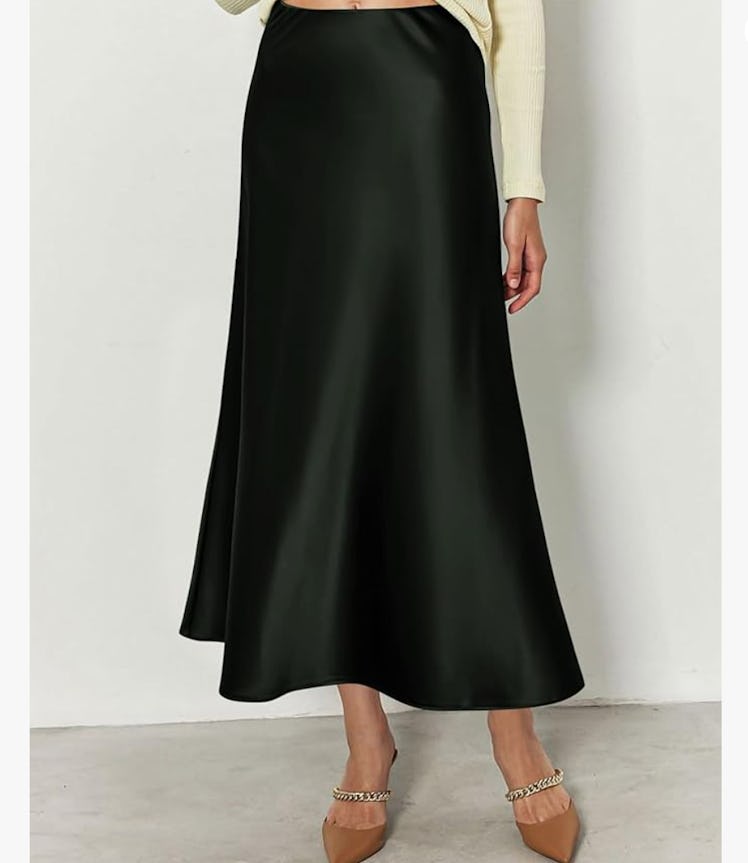 BTFBM Long Satin Skirt