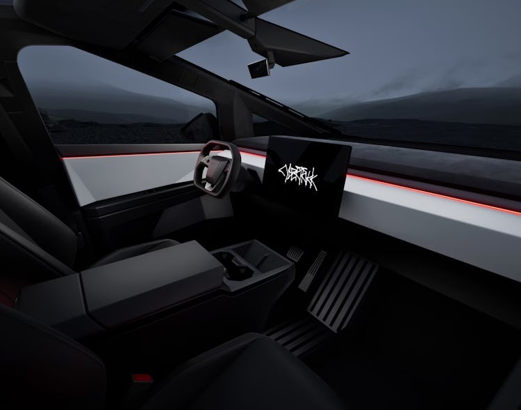 Tesla Cybertruck interiors