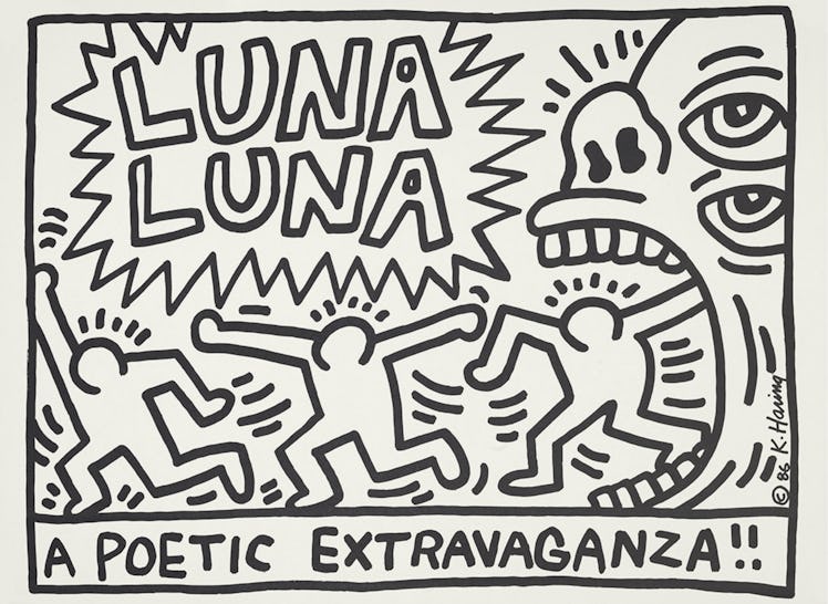 A poster by Haring. 