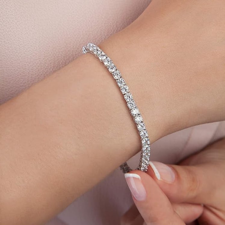 PAVOI Cubic Zirconia Tennis Bracelet