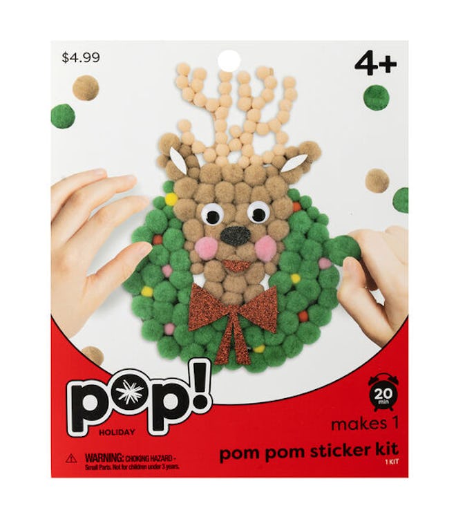 POP! Christmas Deer Wreath Pom Pom Kit