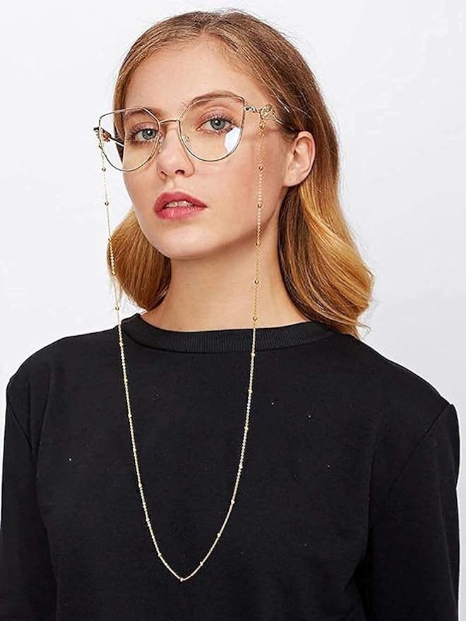 AllenCOCO Gold-Plated Eyeglass Chain