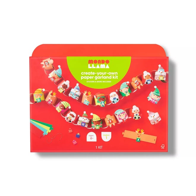 Mondo Llama Create-Your-Own-Paper-Garland Kit