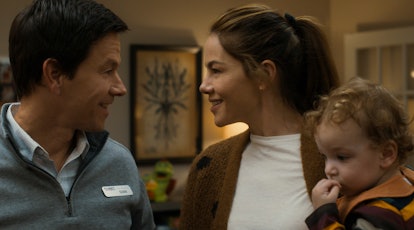 Mark Wahlberg and Michelle Monaghan star in Apple TV+'s 'The Family Plan.'