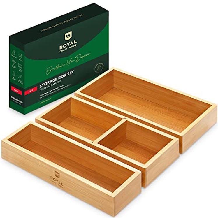 ROYAL CRAFT WOOD Luxury Bamboo Caddy