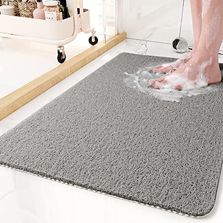 MontVoo Loofah Bath Mat 