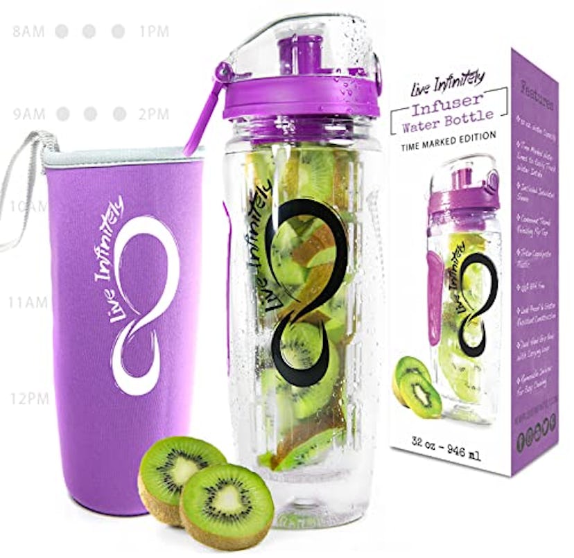 Live Infinitely 32oz Fruit Infusing Water Bottle