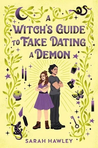 Cover of &lsquo;A Witch&rsquo;s Guide to Fake Dating a Demon.'