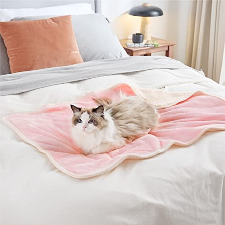 Bedsure Plush Waterproof Pet Blanket