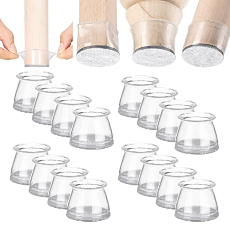 Aneaseit Chair Leg Floor Protectors (16 Pieces)