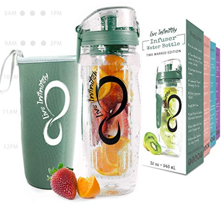 Live Infinitely Fruit Infuser Water Bottle