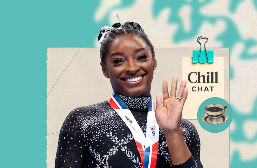Simone Biles on her wellness routine and workout regimen.