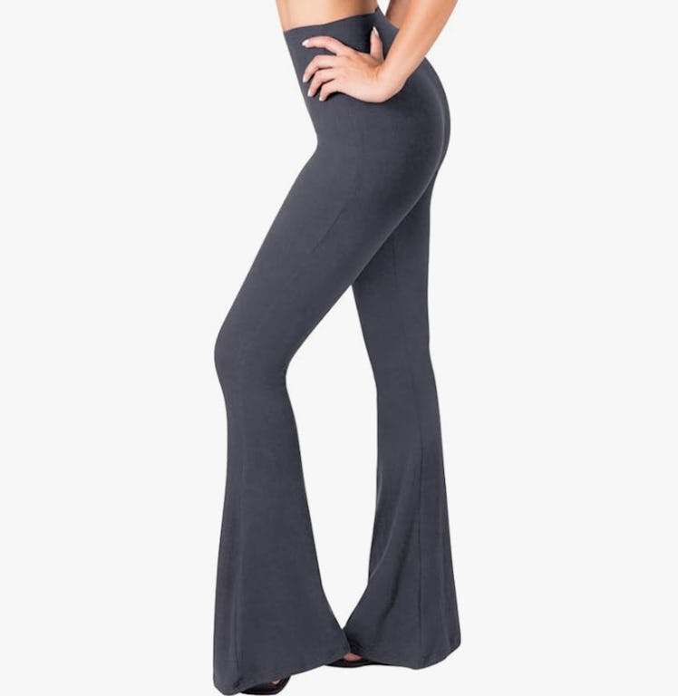 SATINA High Waisted Flare Palazzo Wide Leg Pants