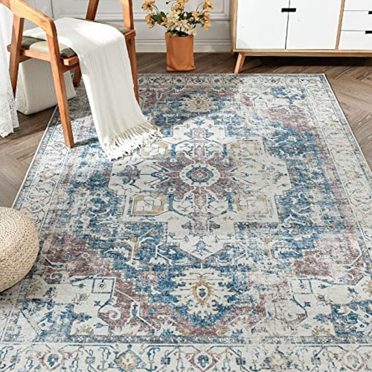 jinchan Washable Area Rug