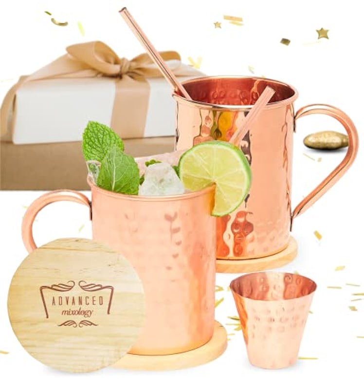 Advanced Mixology Moscow Mule Mugs (Set of 2)